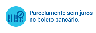 Parcelamento no boleto Real Tapetes RJ