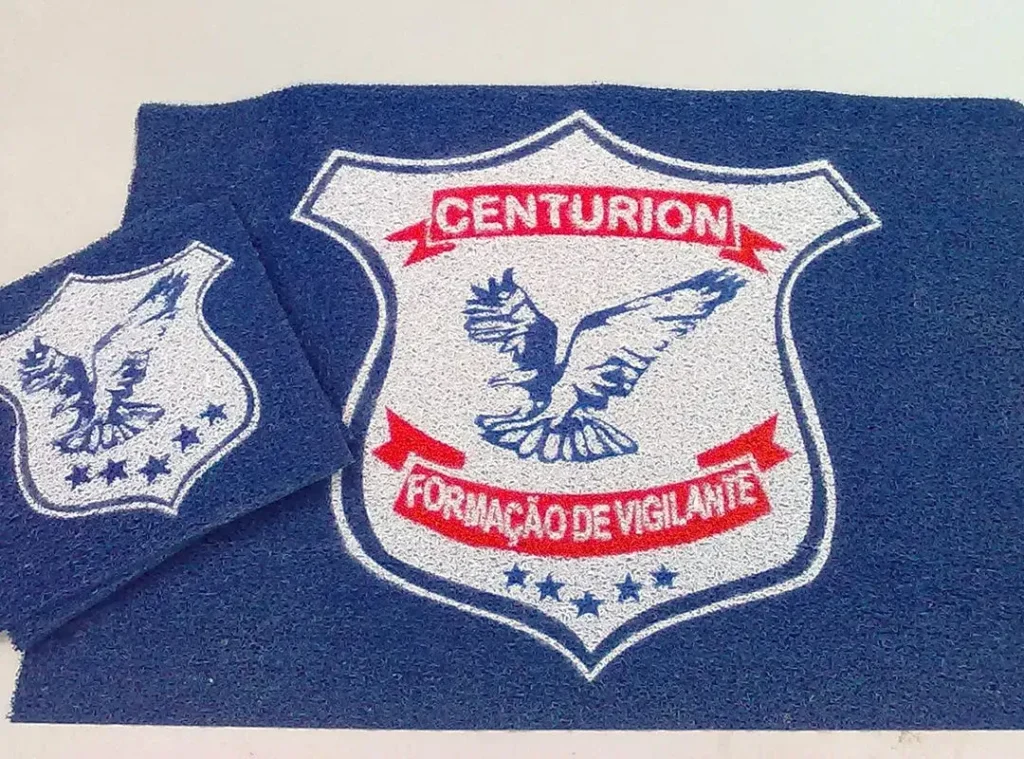 Onde comprar tapetes com brasão para empresas de segurança - Real Tapetes RJ - Marinha do Brasil