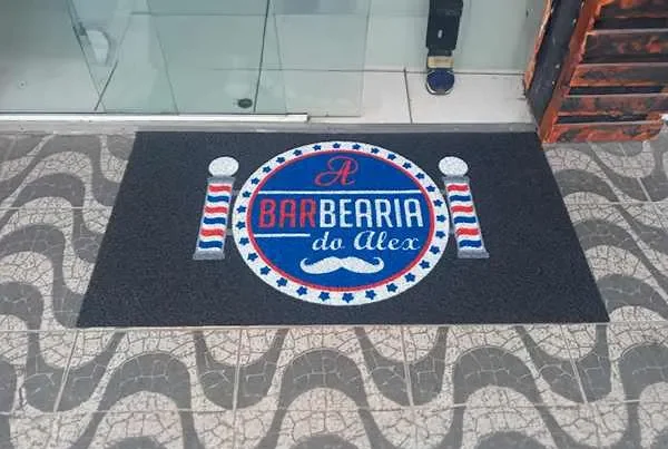 Tapetes para salao de Beleza e Barbearia Real Tapetes RJ