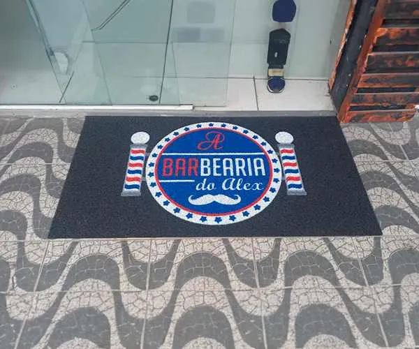 Tapetes para salao de Beleza e Barbearia Real Tapetes RJ